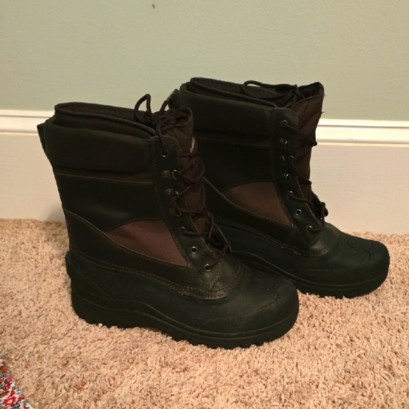 Itasca Thermo Men's Like New Dark Brown Insulated Winter Boots Size 14 - Picture 1 of 10